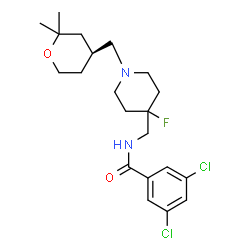 ChemSpider 2D Image | TTA-P2 | C21H29Cl2FN2O2
