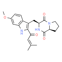 ChemSpider 2D Image | 18-oxotryprostatin A | C22H25N3O4
