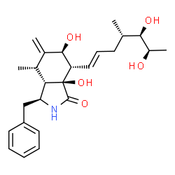 ChemSpider 2D Image | Cytochalasin Z10 | C25H35NO5