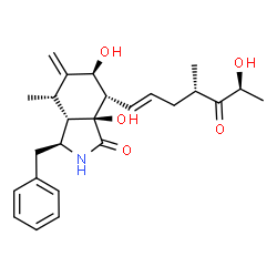 ChemSpider 2D Image | Cytochalasin Z11 | C25H33NO5