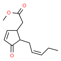 ChemSpider 2D Image | Methyl {4-oxo-5-[(2Z)-2-penten-1-yl]-2-cyclopenten-1-yl}acetate | C13H18O3