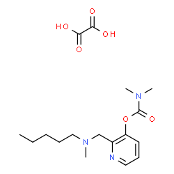 ChemSpider 2D Image | 2-{[Methyl(pentyl)amino]methyl}-3-pyridinyl dimethylcarbamate ethanedioate (1:1) | C17H27N3O6