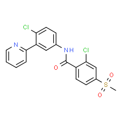 ChemSpider 2D Image | vismodegib | C19H14Cl2N2O3S