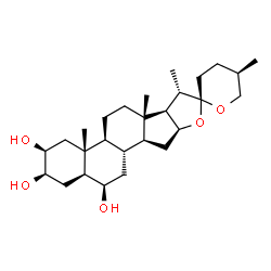ChemSpider 2D Image | (2beta,3beta,5alpha,6beta,25R)-Spirostan-2,3,6-triol | C27H44O5