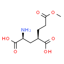ChemSpider 2D Image | (4R)-4-(3-Methoxy-3-oxopropyl)-L-glutamic acid | C9H15NO6