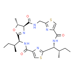 ChemSpider 2D Image | aerucyclamide B | C24H32N6O4S2
