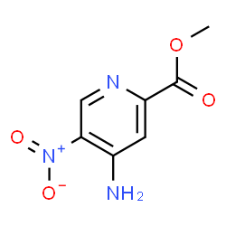 ChemSpider 2D Image | Methyl 4-amino-5-nitro-2-pyridinecarboxylate | C7H7N3O4