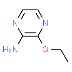ChemSpider 2D Image | 3-Ethoxy-2-pyrazinamine | C6H9N3O