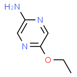 ChemSpider 2D Image | 5-Ethoxy-2-pyrazinamine | C6H9N3O