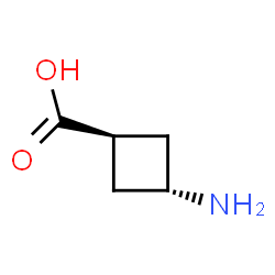 ChemSpider 2D Image | trans-3-Aminocyclobutanecarboxylic acid | C5H9NO2
