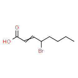 ChemSpider 2D Image | 4-Bromo-2-octenoic acid | C8H13BrO2