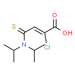 ChemSpider 2D Image | (2Z)-2-Chloro-4-(diisopropylamino)-4-thioxo-2-butenoic acid | C10H16ClNO2S