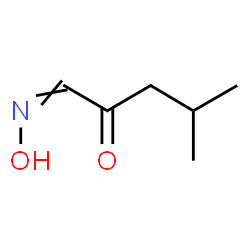 ChemSpider 2D Image | 1-(Hydroxyimino)-4-methyl-2-pentanone | C6H11NO2