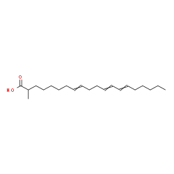 ChemSpider 2D Image | 2-Methyl-8,12,14-icosatrienoic acid | C21H36O2