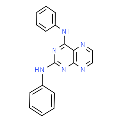 ChemSpider 2D Image | N,N'-Diphenyl-2,4-pteridinediamine | C18H14N6