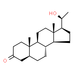 ChemSpider 2D Image | Allopregnan-20alpha-ol-3-one | C21H34O2