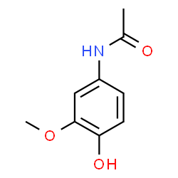 ChemSpider 2D Image | 3-Methoxyacetaminophen | C9H11NO3