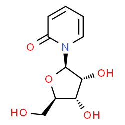 ChemSpider 2D Image | 1-(beta-D-Ribofuranosyl)-2(1H)-pyridinone | C10H13NO5