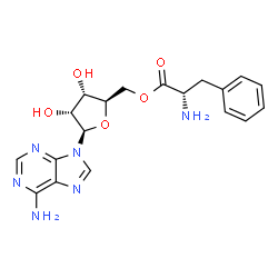 ChemSpider 2D Image | 5'-O-L-Phenylalanyladenosine | C19H22N6O5