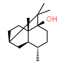 ChemSpider 2D Image | (1R,3R,6S,7R,8S)-2,2,6,8-Tetramethyltricyclo[5.3.1.0~3,8~]undecan-3-ol | C15H26O