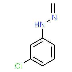 ChemSpider 2D Image | Formaldehyde (3-chlorophenyl)hydrazone | C7H7ClN2