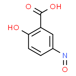 ChemSpider 2D Image | 2-Hydroxy-5-nitrosobenzoic acid | C7H5NO4