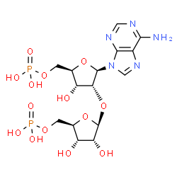 ChemSpider 2D Image | 2'-(5-phosphoribosyl)-5'-AMP | C15H23N5O14P2