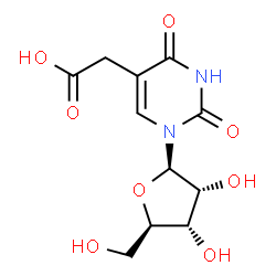 ChemSpider 2D Image | 5-carboxymethyluridine | C11H14N2O8