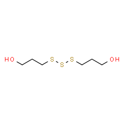 ChemSpider 2D Image | Bis(3-hydroxypropyl)trisulfide | C6H14O2S3