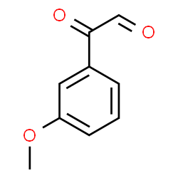 ChemSpider 2D Image | meta-Methoxyphenylglyoxal | C9H8O3