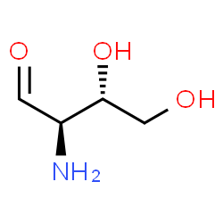 ChemSpider 2D Image | 2-Amino-2-deoxy-D-erythrose | C4H9NO3