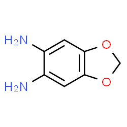 ChemSpider 2D Image | 1,3-Benzodioxole-5,6-diamine | C7H8N2O2