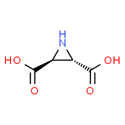 ChemSpider 2D Image | (2S,3S)-2,3-Aziridinedicarboxylic acid | C4H5NO4