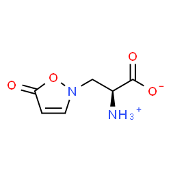 ChemSpider 2D Image | 3-(5-oxoisoxazolin-2-yl)-L-alanine | C6H8N2O4