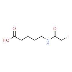 ChemSpider 2D Image | 5-[(Iodoacetyl)amino]pentanoic acid | C7H12INO3