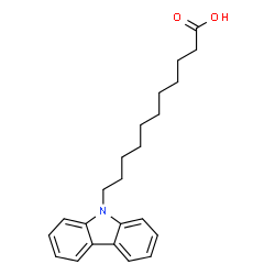 ChemSpider 2D Image | 11-(9H-Carbazol-9-yl)undecanoic acid | C23H29NO2