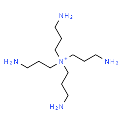 ChemSpider 2D Image | 3-Amino-N,N,N-tris(3-aminopropyl)-1-propanaminium | C12H32N5
