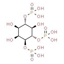 ChemSpider 2D Image | 1D-myo-inositol 3,4,6-trisphosphate | C6H15O15P3