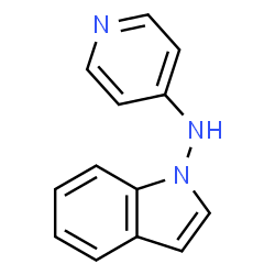 ChemSpider 2D Image | N-(4-Pyridinyl)-1H-indol-1-amine | C13H11N3