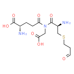 ChemSpider 2D Image | L-gamma-Glutamyl-N-[S-(3-oxopropyl)-L-cysteinyl]glycine | C13H21N3O7S