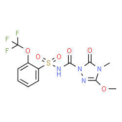 ChemSpider 2D Image | flucarbazone | C12H11F3N4O6S