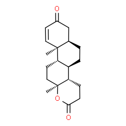ChemSpider 2D Image | (4aS,4bR,6aR,10aR,10bS,12aS)-10a,12a-Dimethyl-3,4,4a,5,6,6a,7,10a,10b,11,12,12a-dodecahydro-2H-naphtho[2,1-f]chromene-2,8(4bH)-dione | C19H26O3