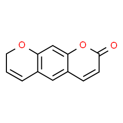 ChemSpider 2D Image | 2H,8H-Pyrano[3,2-g]chromen-2-one | C12H8O3