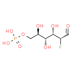 ChemSpider 2D Image | 2-Deoxy-2-fluoro-6-O-phosphono-D-glucose | C6H12FO8P