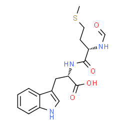 ChemSpider 2D Image | N-Formyl-L-methionyl-L-tryptophan | C17H21N3O4S