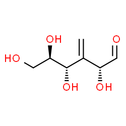 ChemSpider 2D Image | 3-Deoxy-3-methylene-D-ribo-hexose | C7H12O5