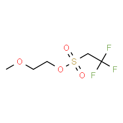 ChemSpider 2D Image | 2-Methoxyethyl 2,2,2-trifluoroethanesulfonate | C5H9F3O4S