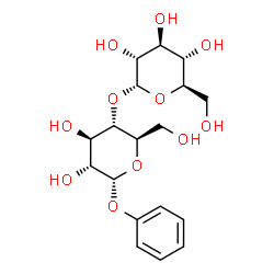 ChemSpider 2D Image | Phenyl 4-O-alpha-D-glucopyranosyl-alpha-D-glucopyranoside | C18H26O11