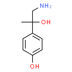 ChemSpider 2D Image | 4-(1-Amino-2-hydroxy-2-propanyl)phenol | C9H13NO2