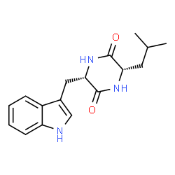 ChemSpider 2D Image | cyclo(l-leu-l-trp) | C17H21N3O2